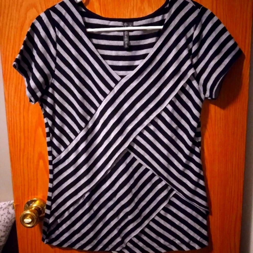 M Allie & Rob Striped Tee
